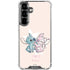 Disney Lilo and Stitch Stitch and Angel Galaxy S26 Plus Clear Case