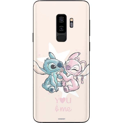 Disney Lilo and Stitch Stitch and Angel Galaxy S9 Plus Skin