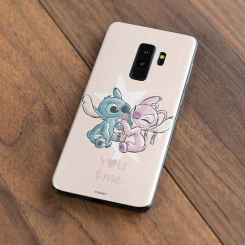 Disney Lilo and Stitch Stitch and Angel Galaxy S9 Plus Skin