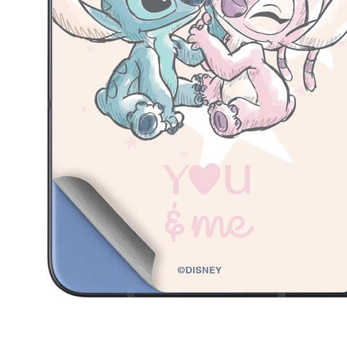 Disney Lilo and Stitch Stitch and Angel Galaxy Z Fold5 5G Skin