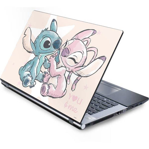 Disney Lilo and Stitch Stitch and Angel Generic Laptop Skin