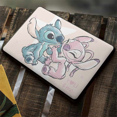 Disney Lilo and Stitch Stitch and Angel Google Pixelbook Go Skin