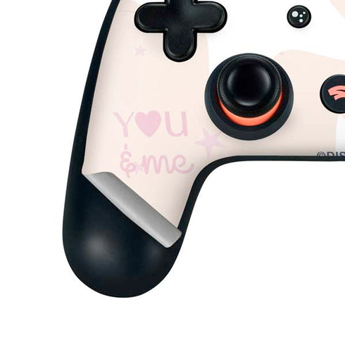 Disney Lilo and Stitch Stitch and Angel Google Stadia Controller Skin