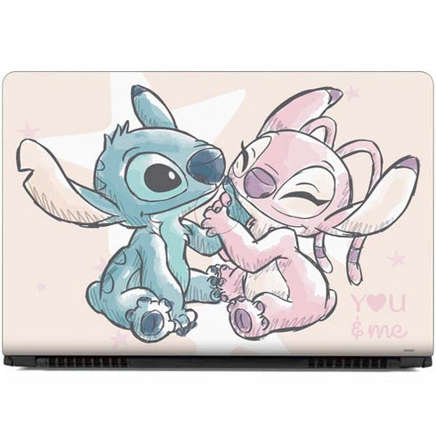 Disney Lilo and Stitch Stitch and Angel Dell Inspiron Skin