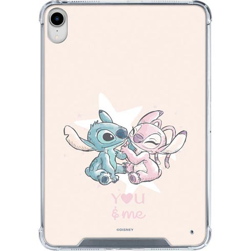 Disney Lilo and Stitch Stitch and Angel iPad 11th Gen (2025) Clear Case