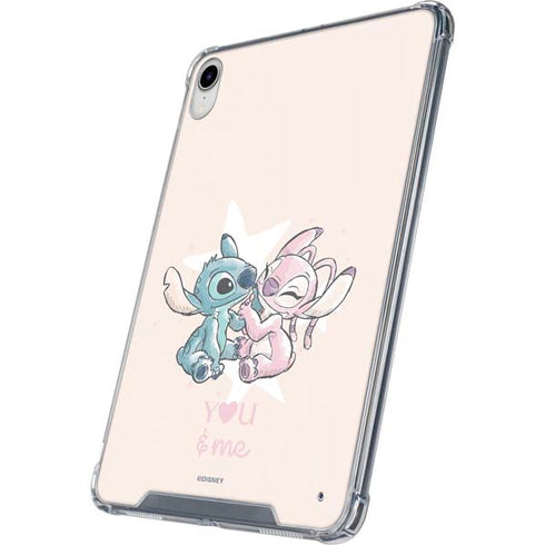 Disney Lilo and Stitch Stitch and Angel iPad 11th Gen (2025) Clear Case