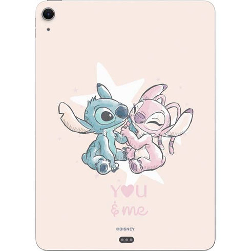 Disney Lilo and Stitch Stitch and Angel Apple iPad Air Skin