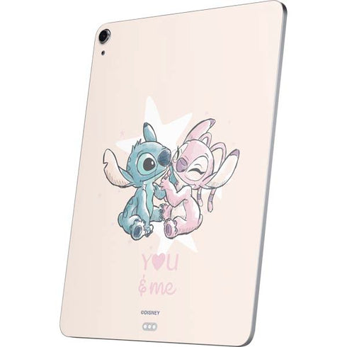 Disney Lilo and Stitch Stitch and Angel Apple iPad Air Skin