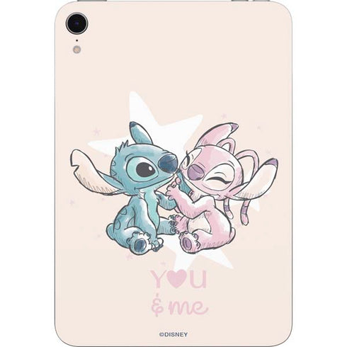 Disney Lilo and Stitch Stitch and Angel Apple iPad Mini Skin