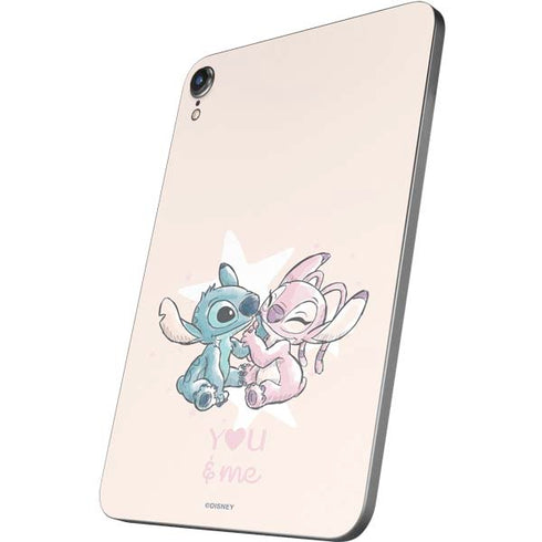 Disney Lilo and Stitch Stitch and Angel Apple iPad Mini Skin