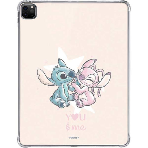 Disney Lilo and Stitch Stitch and Angel iPad Pro 11in (2024) Clear Case