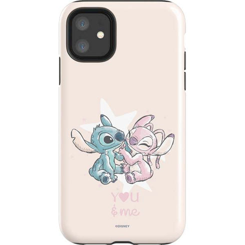 Disney Lilo and Stitch Stitch and Angel iPhone 11 Impact Case