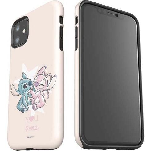 Disney Lilo and Stitch Stitch and Angel iPhone 11 Impact Case