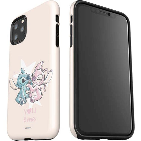 Disney Lilo and Stitch Stitch and Angel iPhone 11 Pro Max Impact Case