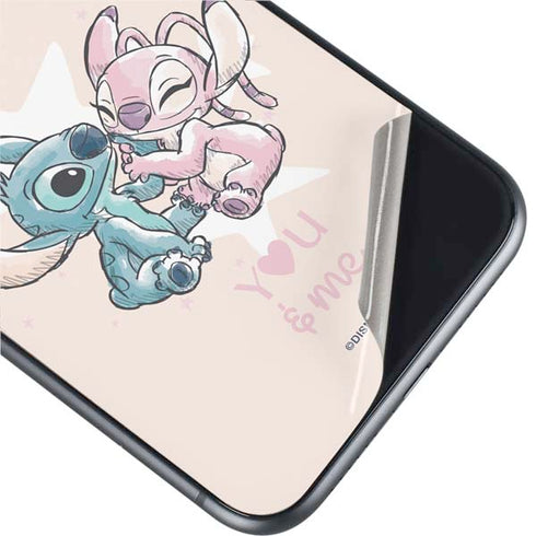 Disney Lilo and Stitch Stitch and Angel iPhone 11 Skin