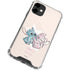 Disney Lilo and Stitch Stitch and Angel iPhone 12 Clear Case