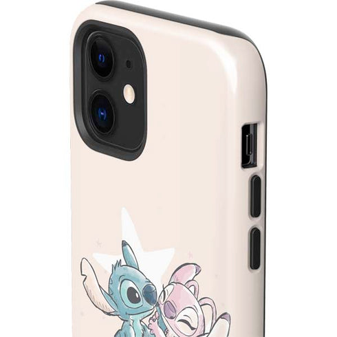 Disney Lilo and Stitch Stitch and Angel iPhone 12 Impact Case
