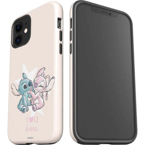 Disney Lilo and Stitch Stitch and Angel iPhone 12 Impact Case