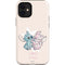 Disney Lilo and Stitch Stitch and Angel iPhone 12 Mini Impact Case
