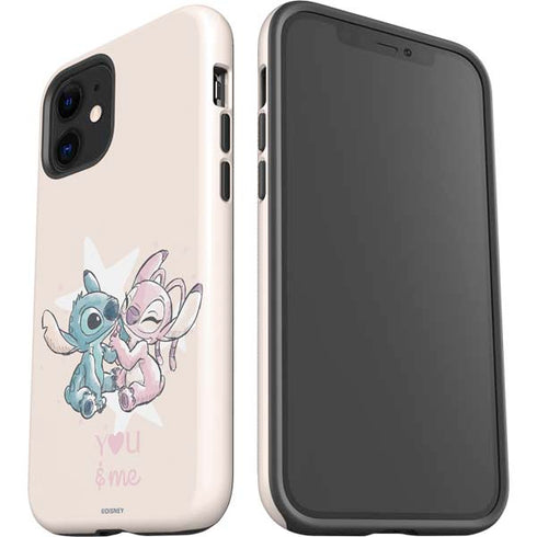 Disney Lilo and Stitch Stitch and Angel iPhone 12 Mini Impact Case