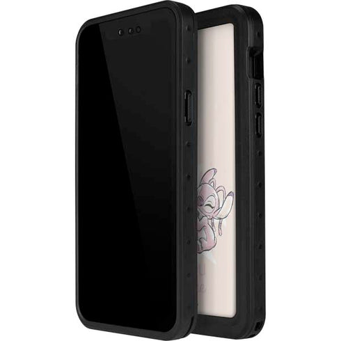 Disney Lilo and Stitch Stitch and Angel iPhone 12 Waterproof Case