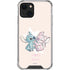 Disney Lilo and Stitch Stitch and Angel iPhone 13 Mini Clear Case