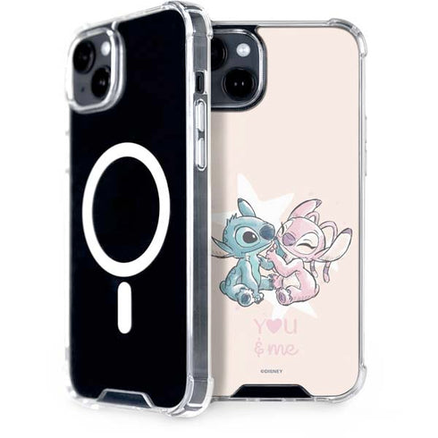 Disney Lilo and Stitch Stitch and Angel iPhone 14 MagSafe Case