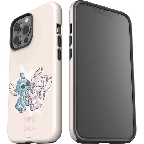 Disney Lilo and Stitch Stitch and Angel iPhone 14 Pro Max Impact Case