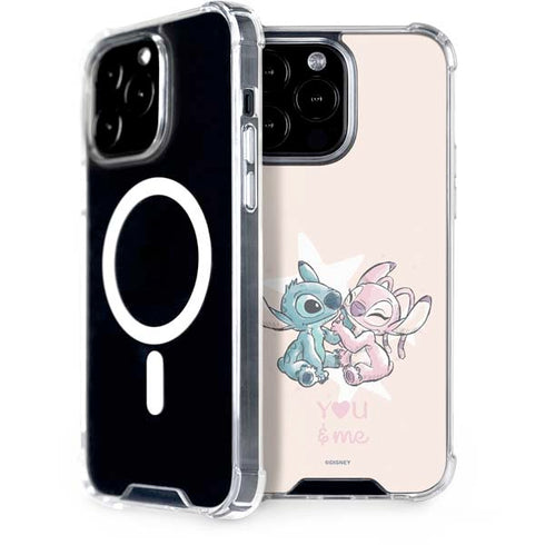 Disney Lilo and Stitch Stitch and Angel iPhone 14 Pro Max MagSafe Case