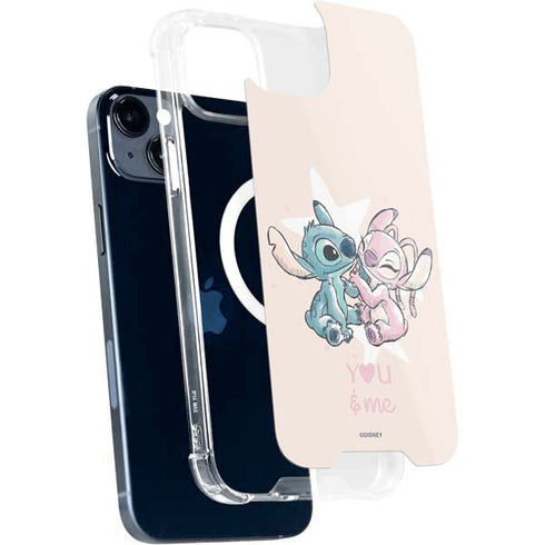 Disney Lilo and Stitch Stitch and Angel iPhone 15 Plus MagSafe Case