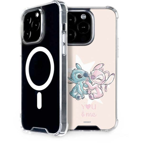 Disney Lilo and Stitch Stitch and Angel iPhone 15 Pro MagSafe Case