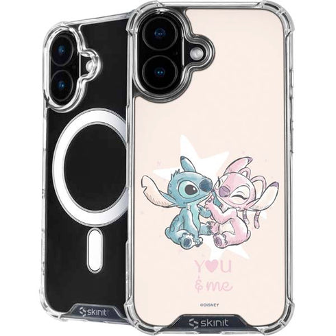 Disney Lilo and Stitch Stitch and Angel iPhone 16 MagSafe Case