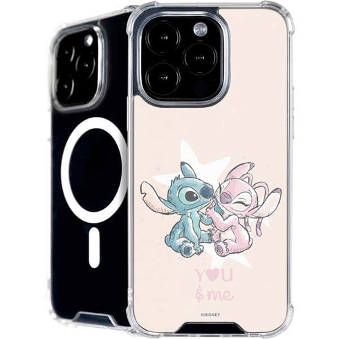 Disney Lilo and Stitch Stitch and Angel iPhone 16 Pro MagSafe Case