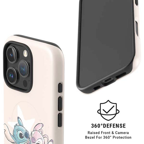 Disney Lilo and Stitch Stitch and Angel iPhone 16 Pro Magsafe Impact Case