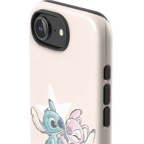 Disney Lilo and Stitch Stitch and Angel iPhone 16e Impact Case