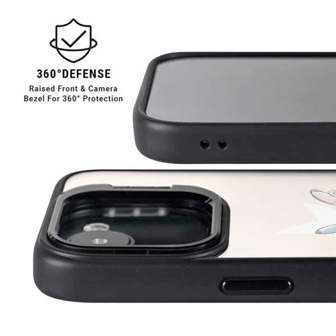 Disney Lilo and Stitch Stitch and Angel iPhone 16e Kickstand Case