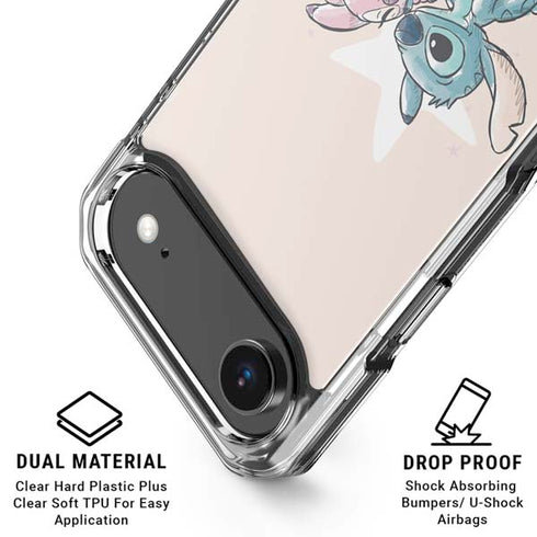 Disney Lilo and Stitch Stitch and Angel iPhone 17 Air Clear Case