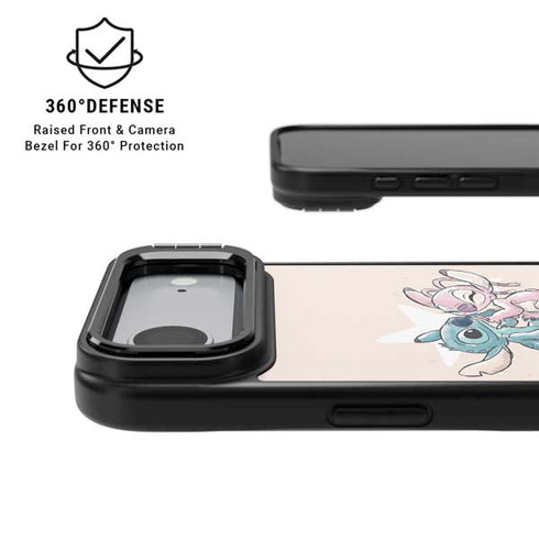 Disney Lilo and Stitch Stitch and Angel iPhone 17 Air Kickstand Case
