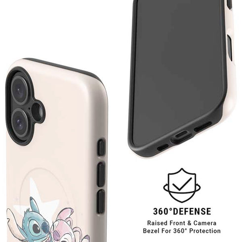 Disney Lilo and Stitch Stitch and Angel iPhone 17 Magsafe Impact Case