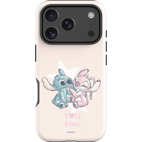 Disney Lilo and Stitch Stitch and Angel iPhone 17 Pro Impact Case