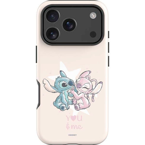 Disney Lilo and Stitch Stitch and Angel iPhone 17 Pro Max Impact Case