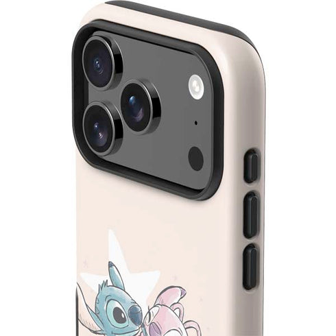 Disney Lilo and Stitch Stitch and Angel iPhone 17 Pro Max Impact Case