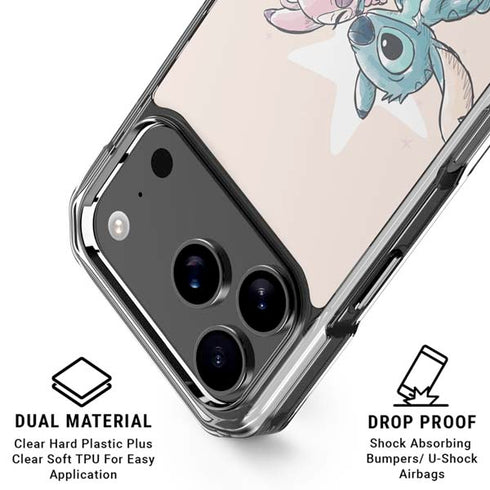 Disney Lilo and Stitch Stitch and Angel iPhone 17 Pro Max MagSafe Case