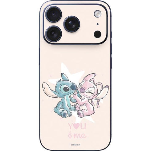 Disney Lilo and Stitch Stitch and Angel iPhone 17 Pro Max Skin