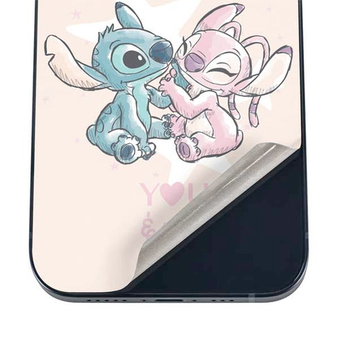 Disney Lilo and Stitch Stitch and Angel iPhone 17 Pro Max Skin
