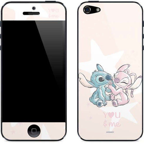 Disney Lilo and Stitch Stitch and Angel iPhone 5/5s/5SE Skin