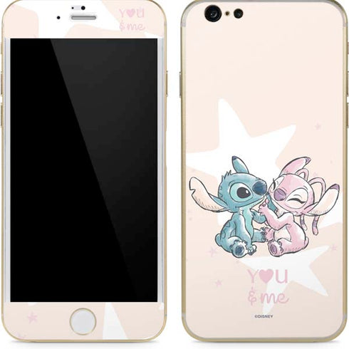 Disney Lilo and Stitch Stitch and Angel iPhone 6/6s Skin