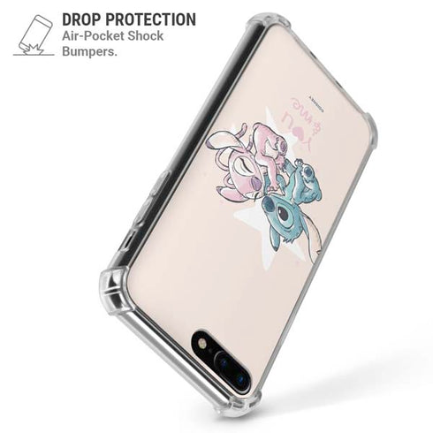 Disney Lilo and Stitch Stitch and Angel iPhone 7/8 Plus Clear Case