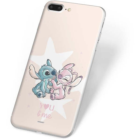 Disney Lilo and Stitch Stitch and Angel iPhone 7 Plus Skin
