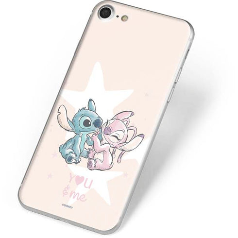 Disney Lilo and Stitch Stitch and Angel iPhone 7 Skin